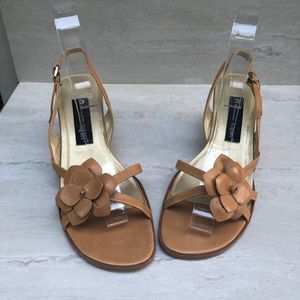 Etienne Aigner | Flower Detail Wedge Dress Sandal